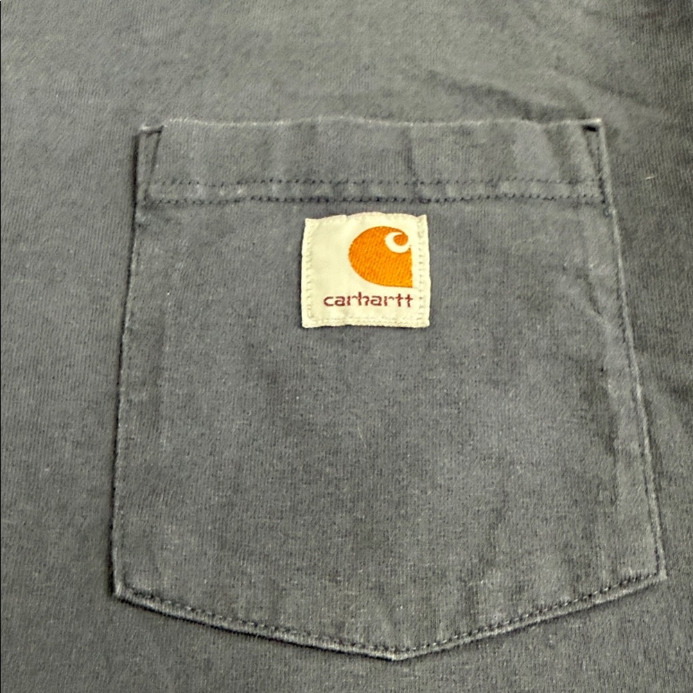 Carhartt Men's Slate L/S Loose Fit Tee Large - Picture 3 of 5